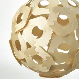 IKEA ÖDLEBLAD (ИКЕА ЁДЛЕБЛАД) — / SUNNEBY Лампа подвесная, берёзовый шпон/белый 48 см — фото 4