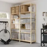 IKEA SAMLA (ИКЕА САМЛА) — Контейнер с крышкой, прозрачный 39x28x14 см/11 л — фото 4