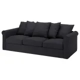 IKEA GRÖNLID (ИКЕА ГРЁНЛИД) — Чехол на 3-местный диван, Хилларед антрацит — фото 2