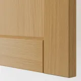 IKEA METOD (ИКЕА МЕТОД) — Шкаф навесной, белый/Форсбака дуб 40x40 см — фото 2