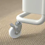 IKEA RÅSKOG (ИКЕА РОСКОГ) — / NORRÅVA Тележка с крышкой, белый 28x38x61 см — фото 4