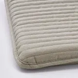 IKEA POÄNG (ИКЕА ПОЭНГ) - Пуф-подставка для ног - орех/Книса светло-бежевый — фото 2