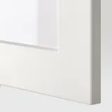 IKEA METOD (ИКЕА МЕТОД) — Шкаф навесной, стеклянная дверца, белый/Стенсунд белый 40x40 см — фото 2