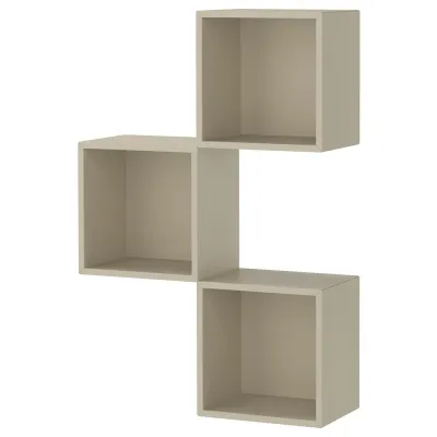IKEA EKET (ИКЕА ЕКЕТ) — Комбинация настенных шкафов, бежевый 70x25x105 см
