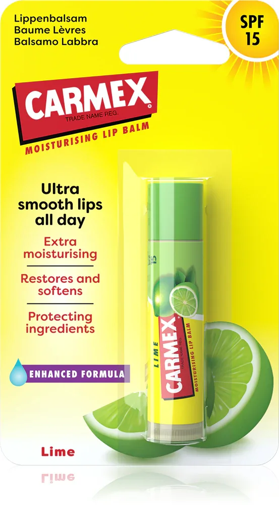 Carmex Lime Twist - увлажняющий бальзам для губ в стике SPF 15 / 4,25 g / GTIN 0083078003784