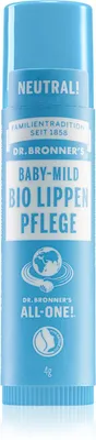 Dr. Bronner’s Baby-Mild Lip Balm - бальзам для губ без запаха, 4 г