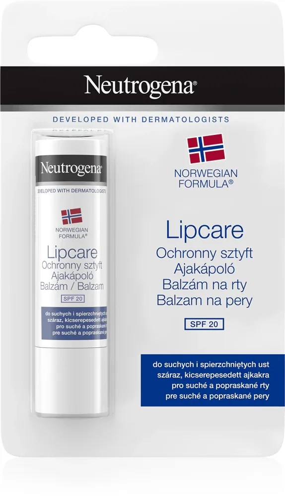 Neutrogena Lip Care - бальзам для губ SPF 20 / 4,8 g / GTIN 3574660271096