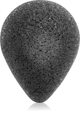 Purito Konjac Sponge Bamboo Charcoal - Мягко отшелушивающая губка с активированным углем, 7 г