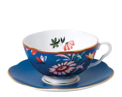 Wedgwood - Paeonia Blush чашка с блюдцем 320мл для чая