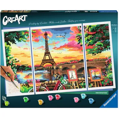Картина по номерам Ravensburger CreArt 201341 Париж Панорама 201341