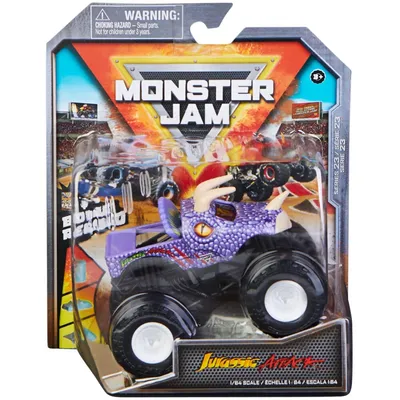 Spin Master Monster Jam — Супервнедорожный грузовик Jurassic Attack в масштабе 1:64 20133738