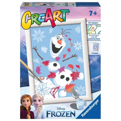 Ravensburger - CreArt Раскраска Frozen: Прекрасный Олаф 201723