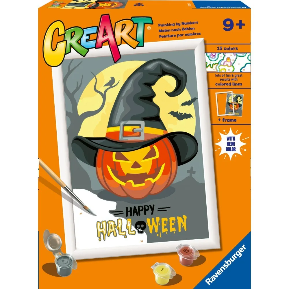 Картина по номерам Ravensburger CreArt 237128 Весёлого Хэллоуина 237128