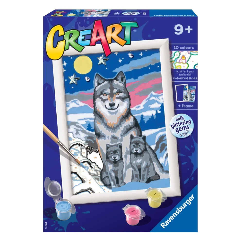 Ravensburger - CreArt Картина Волк 200443 / артикул 200443 / GTIN 4005556200443