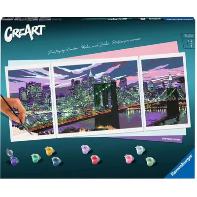 Ravensburger - CreArt Книга для рисования Панорама Нью-Йорка 235513