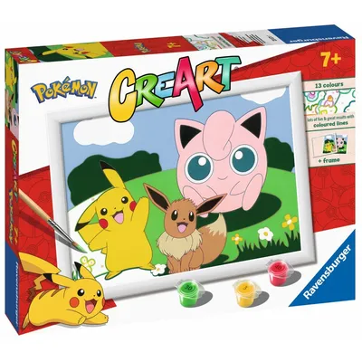 Ravensburger - CreArt Pokemon книга для рисования 235711
