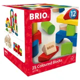 BRIO 30114 «Набор из 25 деревянных кубиков» 30114 — фото 1