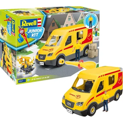 Revell - Junior Kit Развозной фургон с фигуркой Складная модель 00814