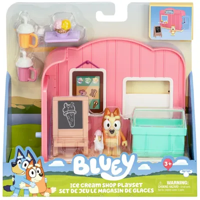 Bluey Blue - Набор для приготовления мороженого с фигуркой собаки и аксессуарами BLU17553
