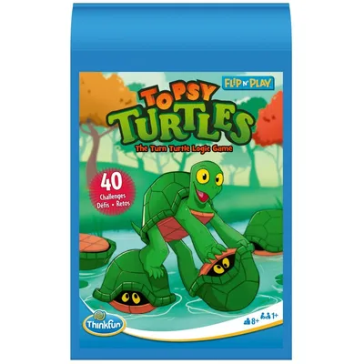 Настольная логическая игра ThinkFun Flip 765874 & Play Перевёрнутые черепашки 765874