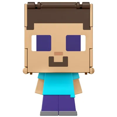 Minecraft - фигурка Стива с трансформацией 2в1 HTL44