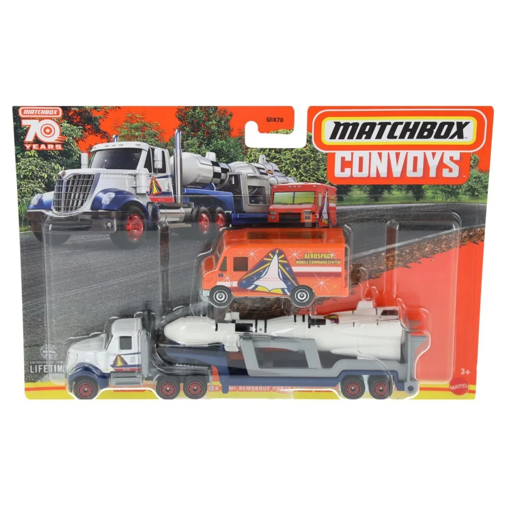 Matchbox - Транспортное средство космической ракеты + автомобиль HXY20 / артикул GBK70 HXY20 / GTIN 887961716740