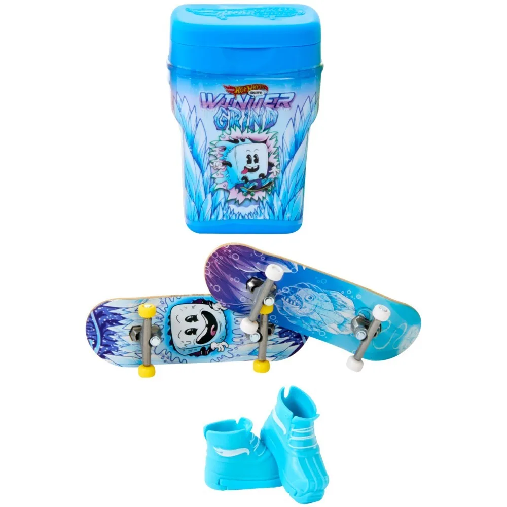 Hot Wheels Skate - Skatebox Winter Grind с двумя скейтбордами 2шт HVK77 / артикул HTP10 HVK77 / GTIN 194735206711