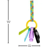 Fisher-Price - Развивающие ключи ABC 123 с прорезывателем Учитесь и смейтесь! HXF51 / артикул HXF51 / GTIN 194735228256 — фото 3