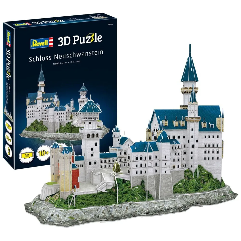 Revell - Пазл 3D Замок Нойшванштайн 121 элемент. 00205 / артикул 00205 / GTIN 4009803002057