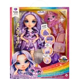Rainbow High - кукла Shiny Violet Willow (фиолетовая) + питомец и слизь 120223 / артикул 120209 120223 / GTIN 035051120223 — фото 1