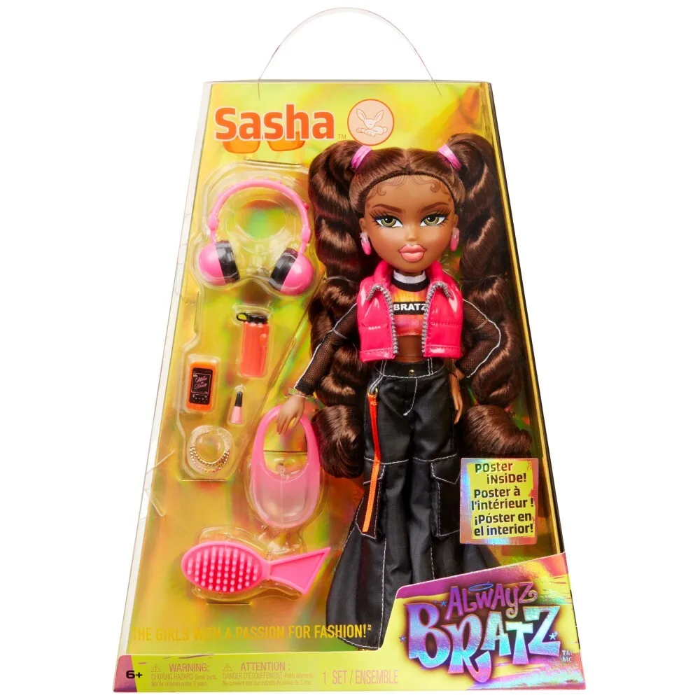 Bratz - Кукла Саша + 10 аксессуаров 505235 / артикул 505198 505235 / GTIN 035051505235