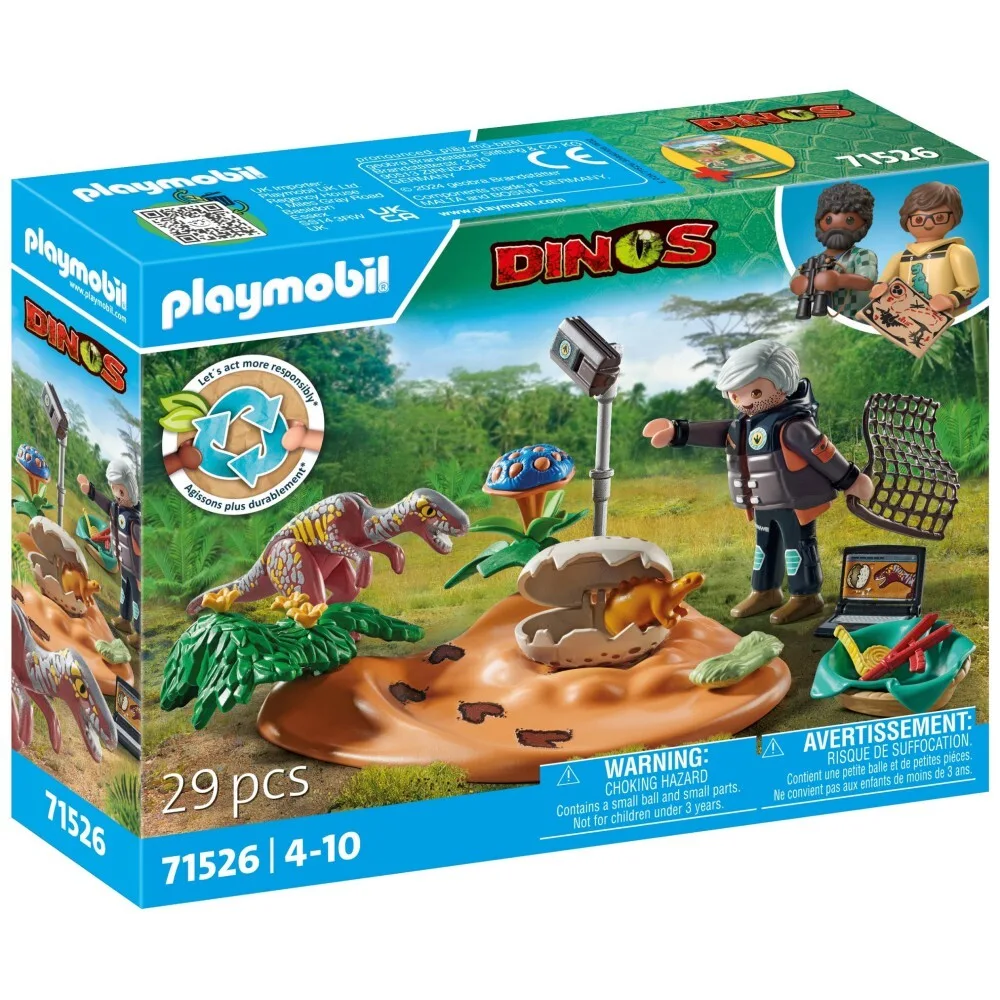Playmobil - Гнездо динозавров Стегозавр и похититель яиц 71526 / артикул 71526 / GTIN 4008789715265