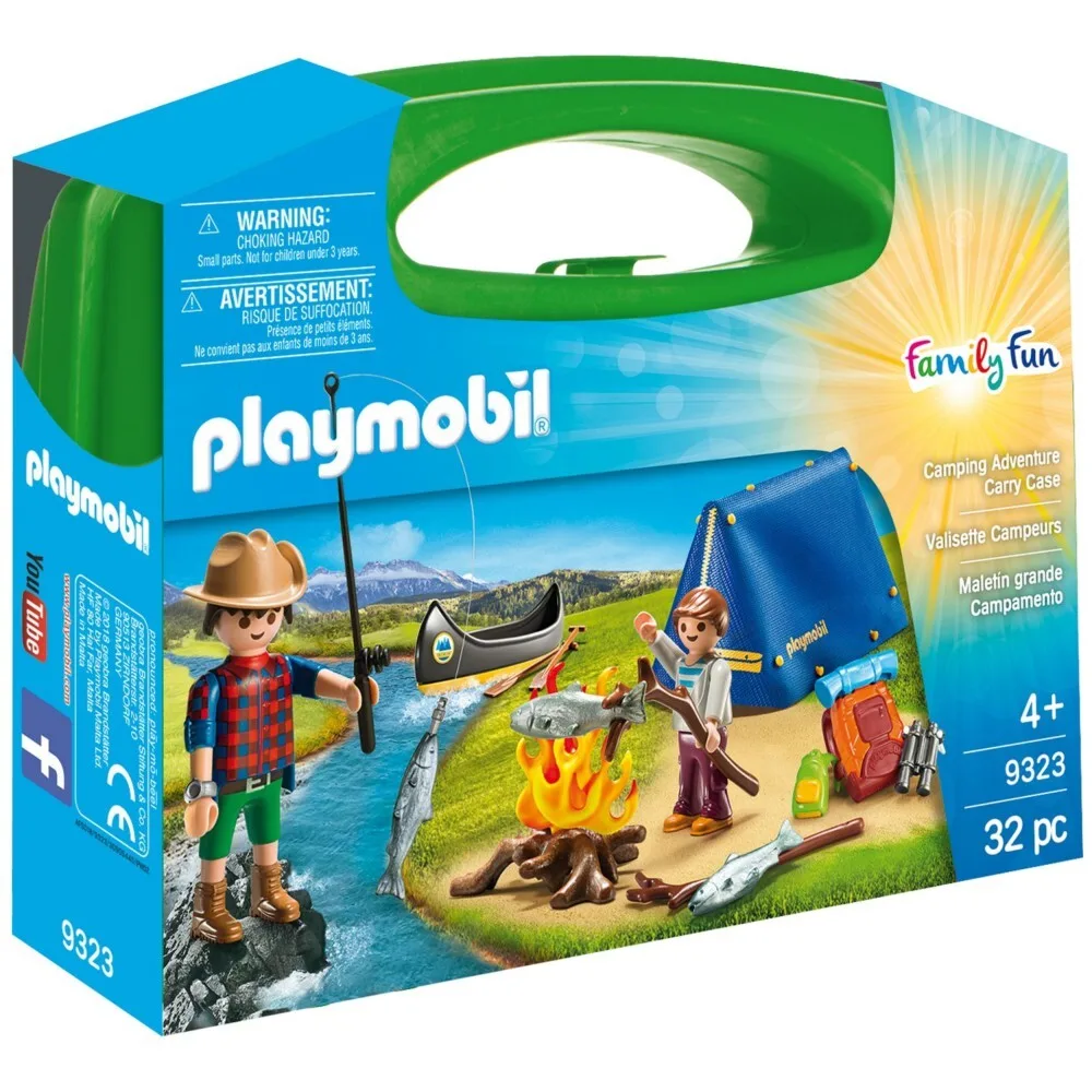 Playmobil - Коробка для кемпинга "Семейное веселье" 9323 / артикул 9323 / GTIN 4008789093233