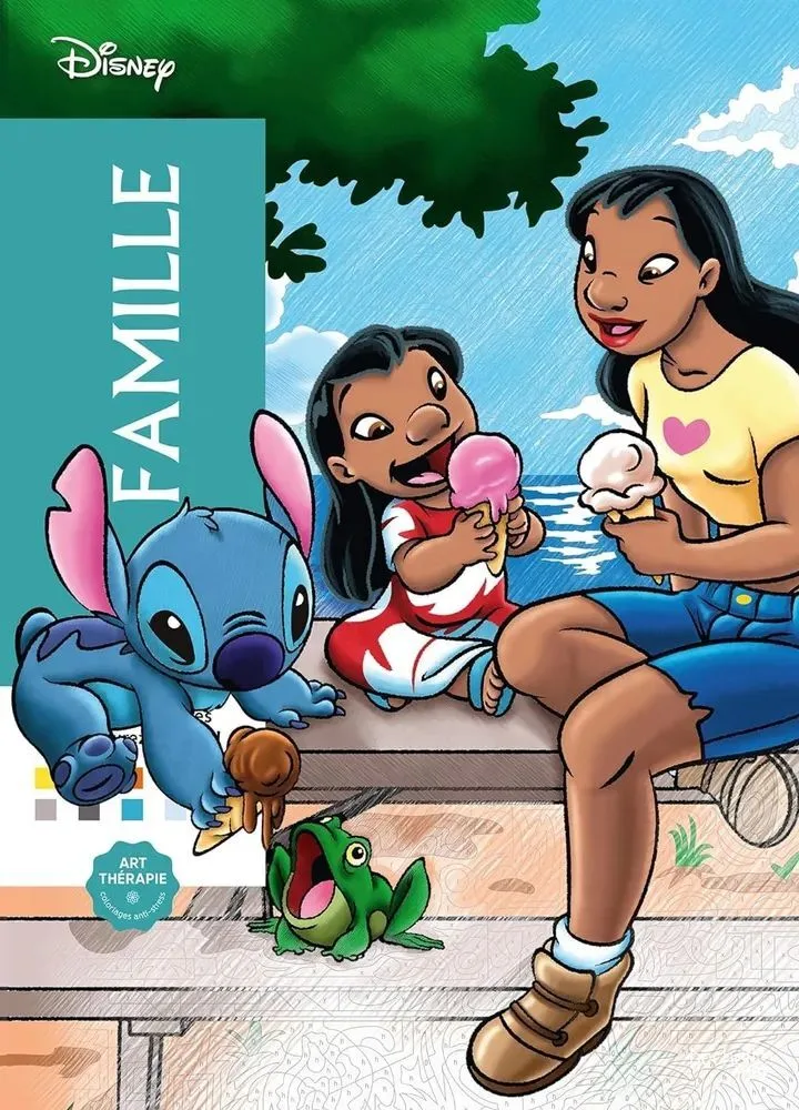 Раскраска по номерам Coloriages mysteres Disney - Famille, 128стр.