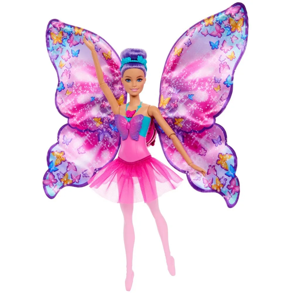 Barbie - Бабочка-балерина 2-в-1 кукла с раскладными крыльями HXJ10 / артикул HXJ10 / GTIN 194735230709