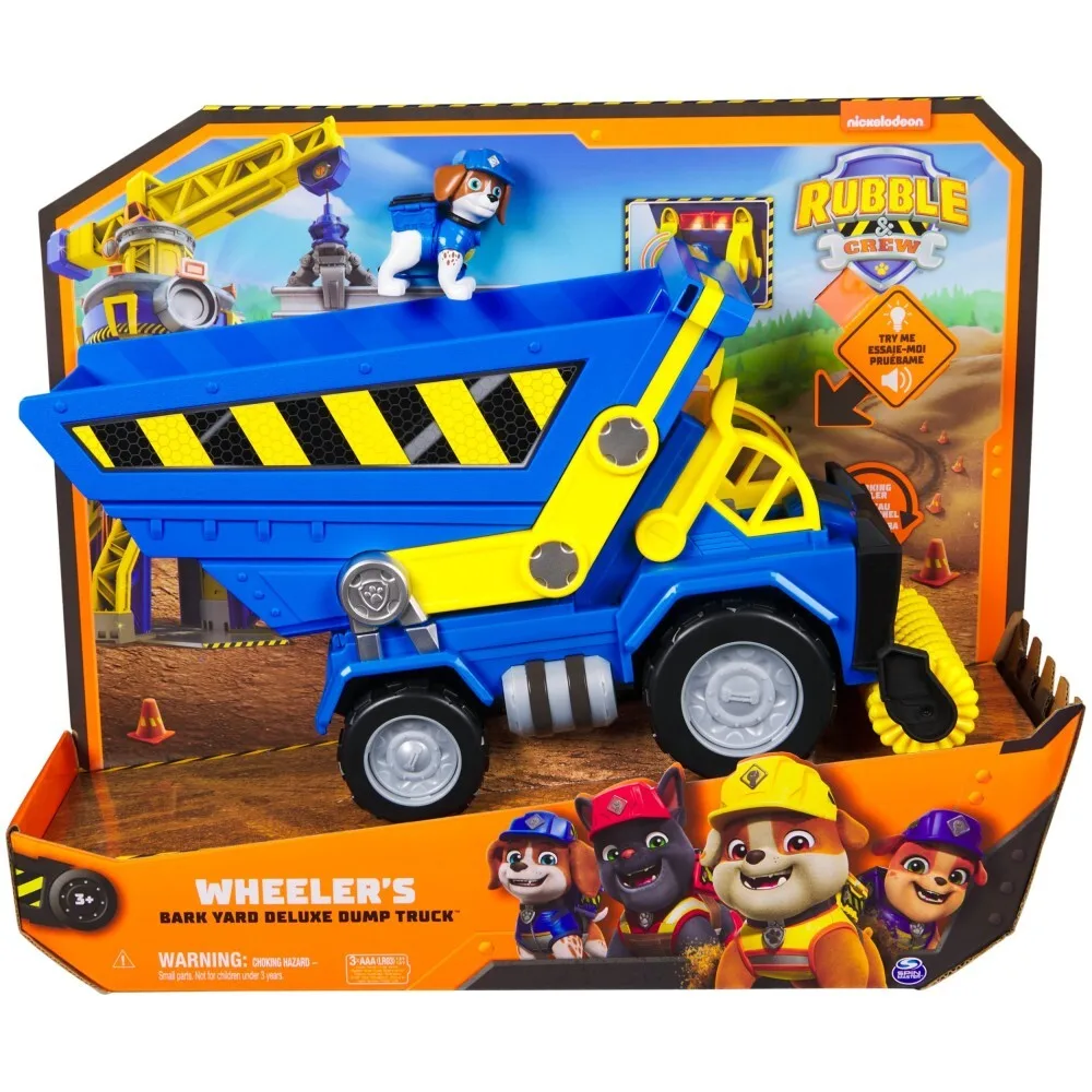 Spin Master 28507 20147114 — Строительный самосвал Крепыша со светом и звуком «Rubble & Crew» Щенячий патруль 20147114