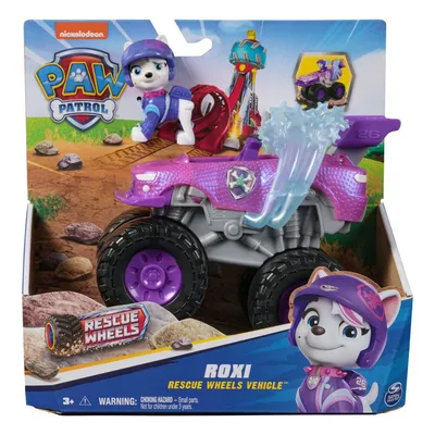 Psi Patrol - Roxi Rescue Wheels транспортное средство с трансформацией + фигурка собаки 20147352