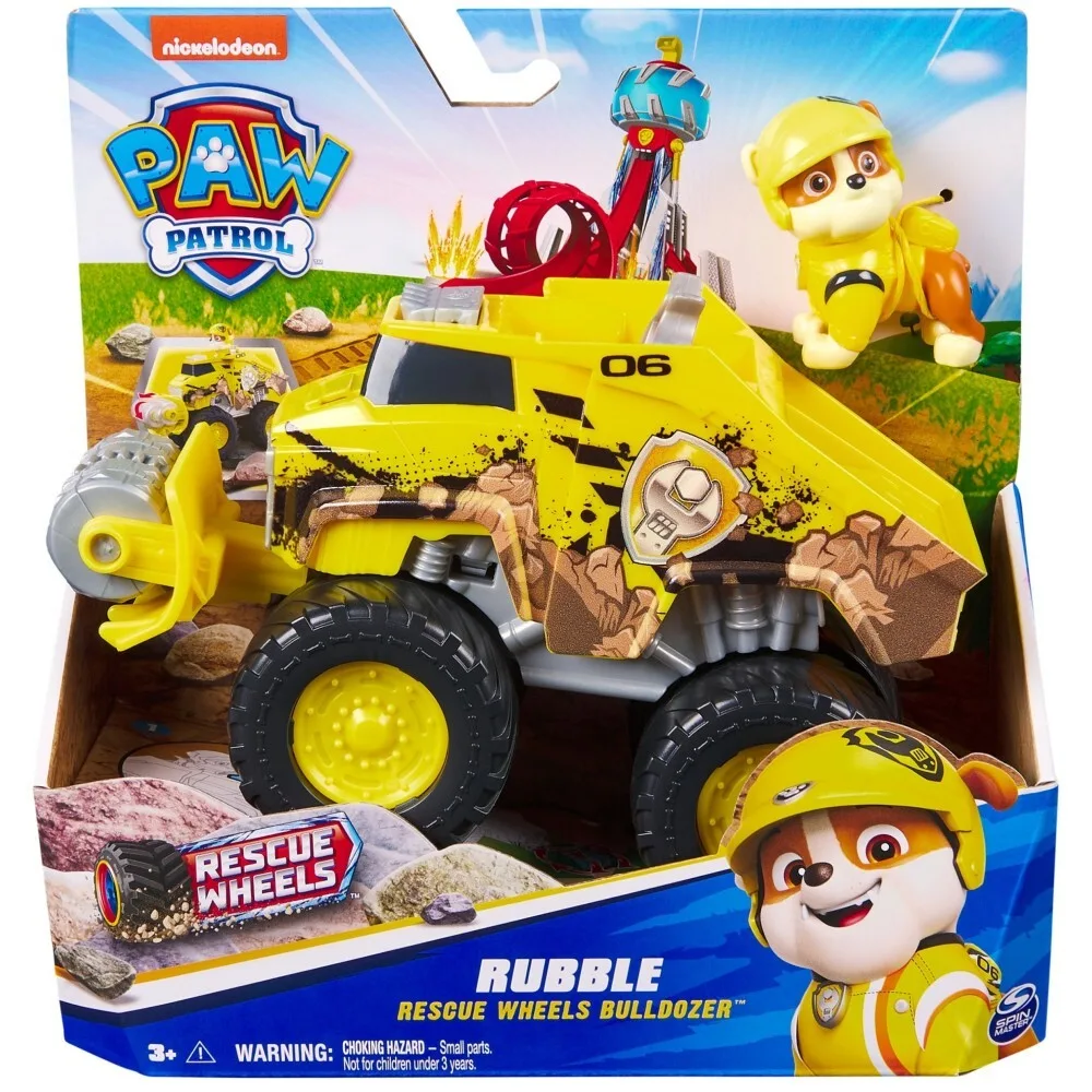 Psi Patrol - Rubble Rescue Wheels транспортное средство с трансформацией + фигурка собаки 20145710 / артикул 17776 6069304 20145710 / GTIN 778988452844