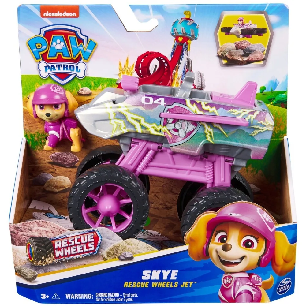 Psi Patrol - Skye Rescue Wheels транспортное средство с трансформацией + фигурка собаки 20145709 / артикул 17776 6069303 20145709 / GTIN 778988452837
