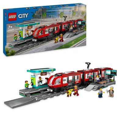 Конструктор LEGO City 60423 Городской трамвай со станцией