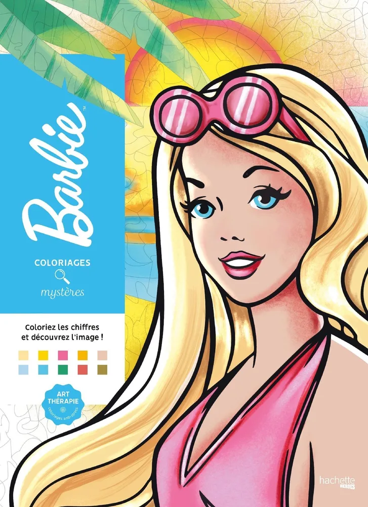 Раскраска по номерам Coloriages mysteres Disney Barbie - раскраска по номерам Дисней Барби, 128стр / 9782017260110