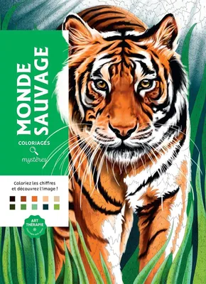 Раскраска по номерам Coloriages mysteres Disney - Monde sauvage, Мир дикой природы / 9782019454357