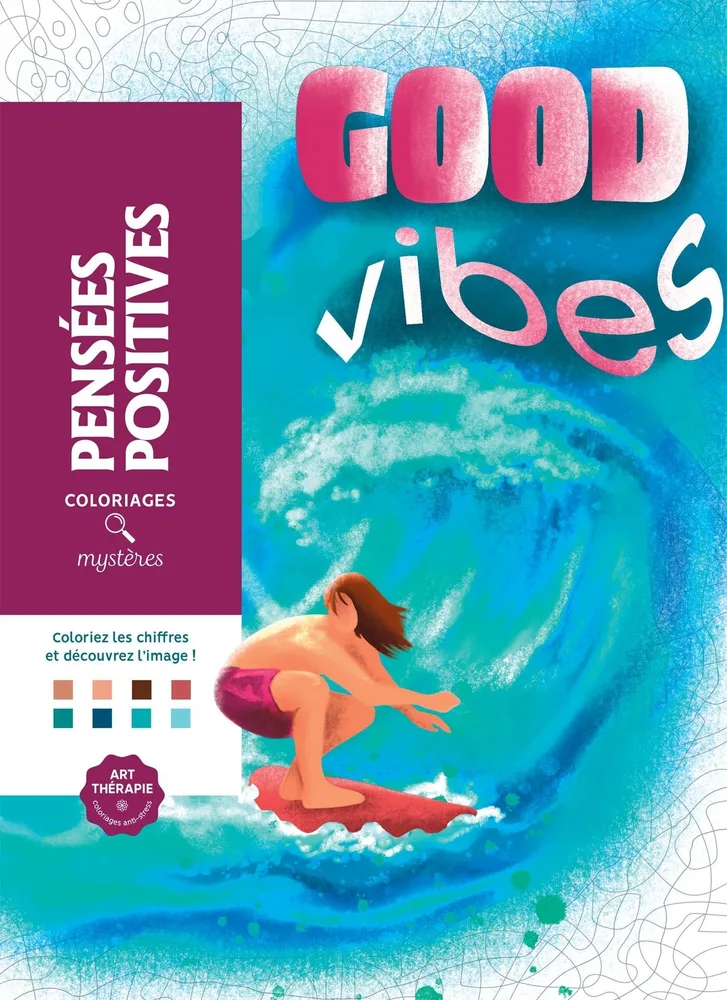 Раскраска по номерам Coloriages mysteres Disney Pensees positives - Арт Терапия Дисней / 9782376715368