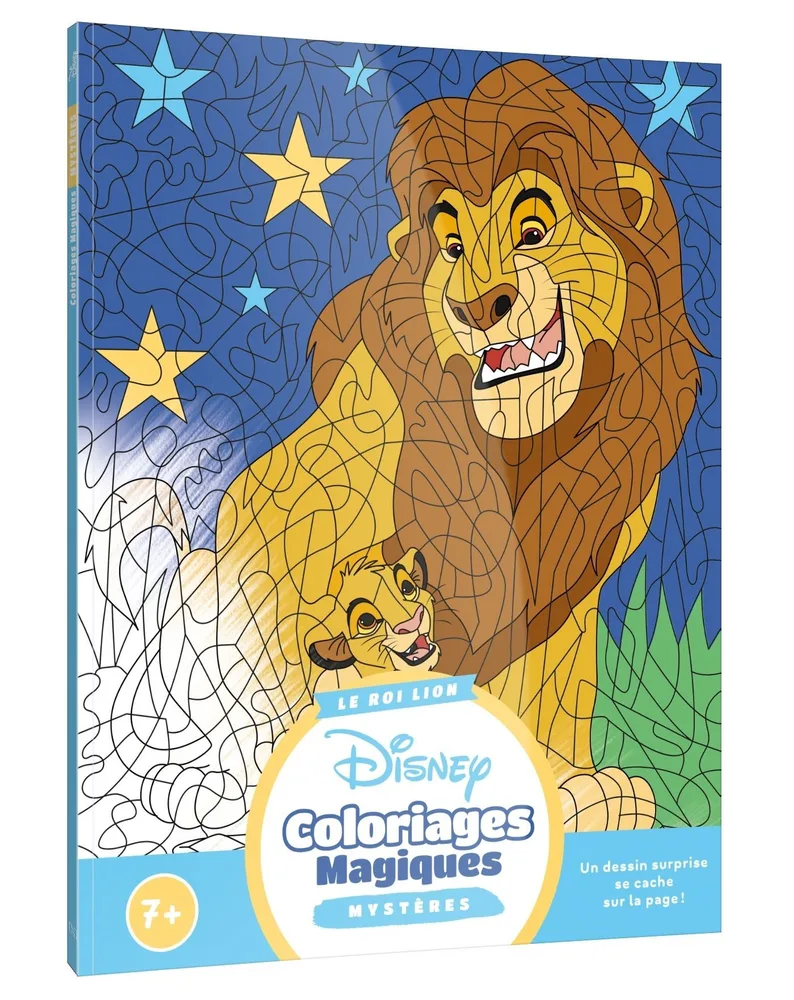 Disney Coloriages mysteres - THE LION KING / Король Лев . Волшебная книга-раскраска - Дисней / 9782017274124