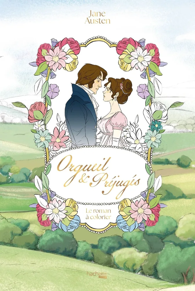Orgueil & Prejuges - roman A colorier / Гордость и предубеждение - книжка-раскраска / 9782017260172