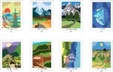 Раскраска по номерам Coloriages mysteres Disney Tour du monde - вокруг света / 9782376715191 — фото 4