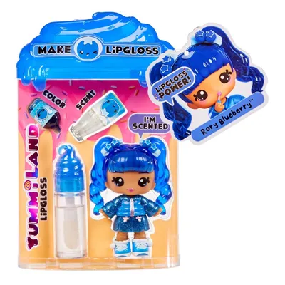 Yummiland - DIY блеск для губ + набор для создания блеска для губ Rory Blueberry doll Make Lipgloss Kit 120766