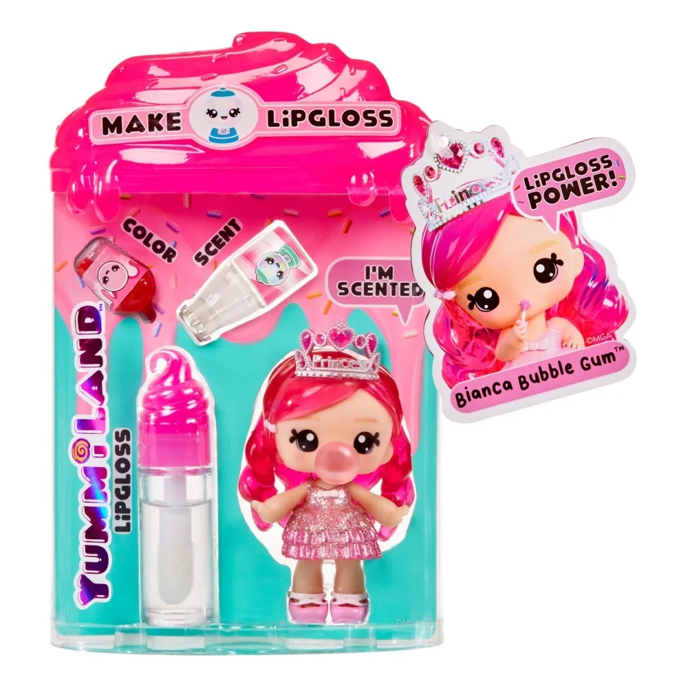 Yummiland - DIY Lipgloss + Bianca Bubblegum Doll Make Lipgloss Kit 120711 / артикул 120698 120711 / GTIN 035051120711