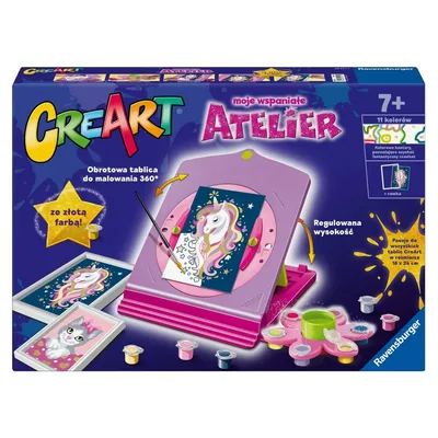 Ravensburger - CreArt Мое замечательное ателье Доска для рисования по номерам 255719