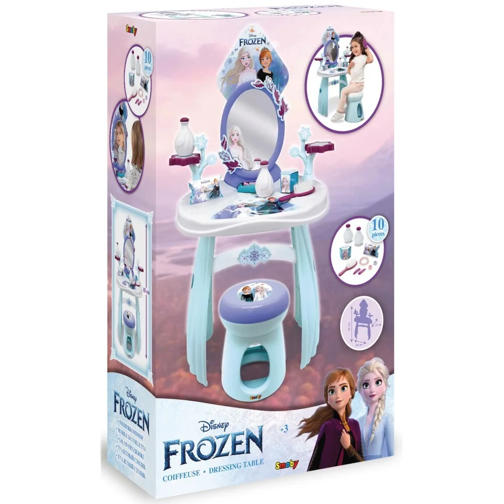 Smoby Iceberg - Туалетные принадлежности для девочек Frozen + 10 аксессуаров 320245 / артикул 320245 / GTIN 3032163202455